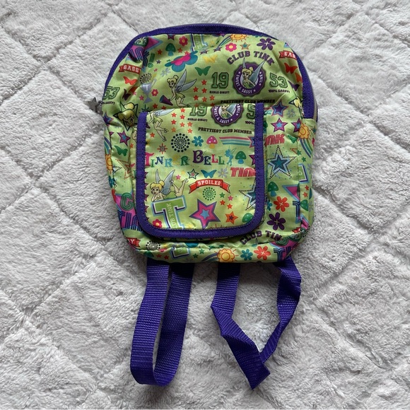 Disneyland Resort | Vintage Green Tinkerbell Mini Backpack - Picture 3 of 15